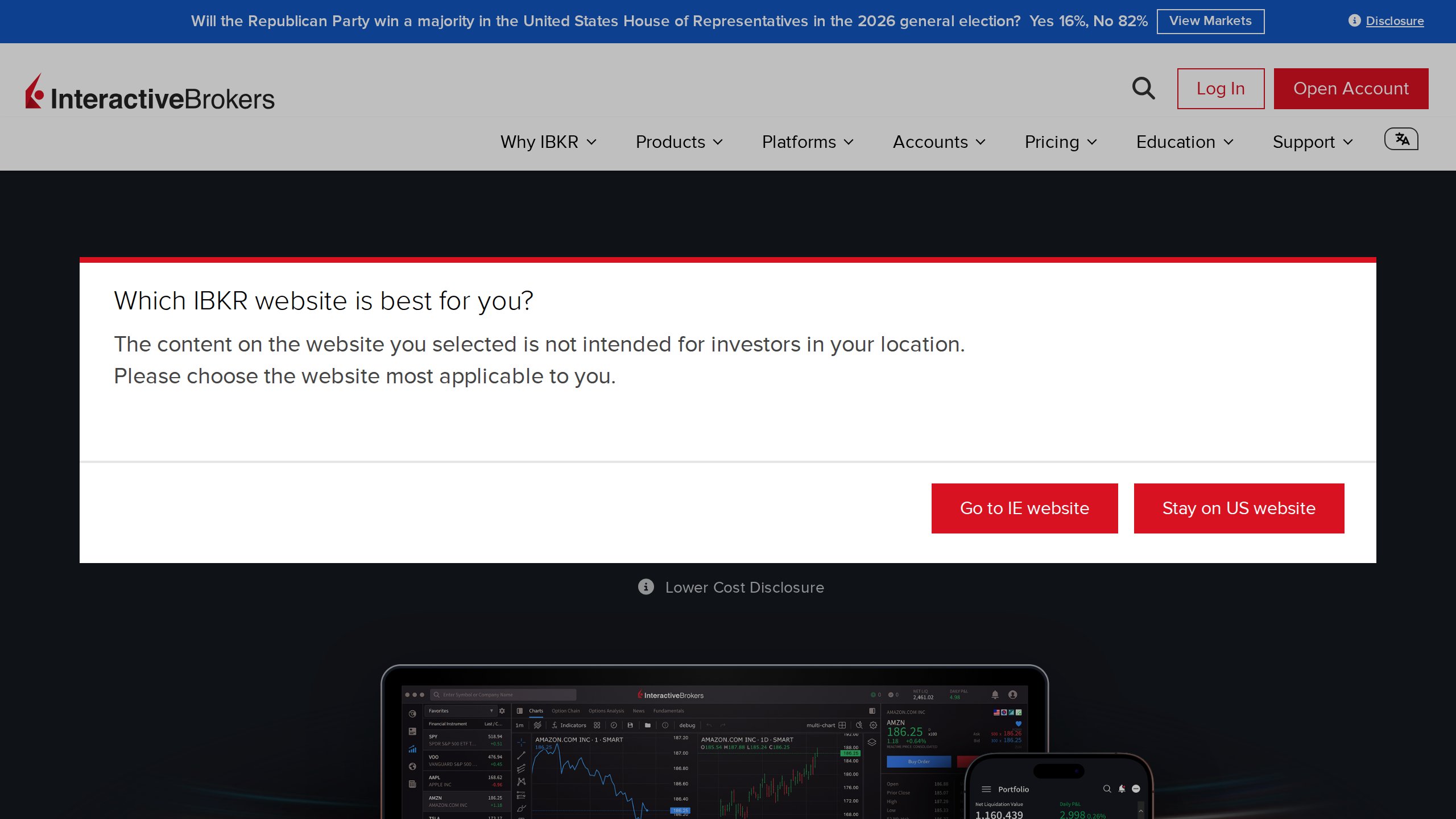 Interactive Brokers piattaforma